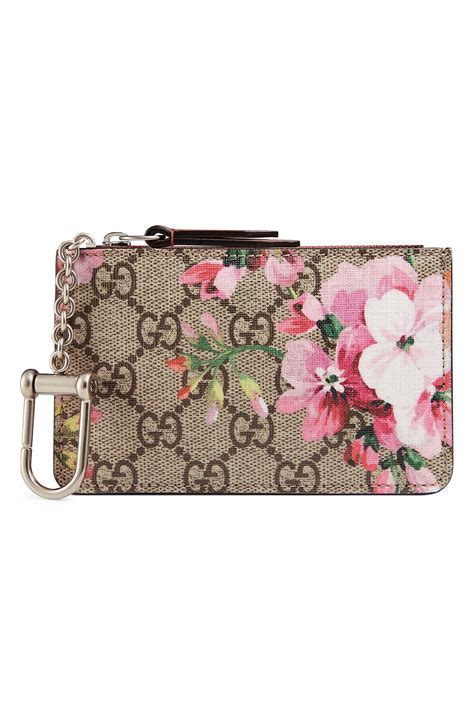 used gucci keychain|Gucci blooms key pouch.